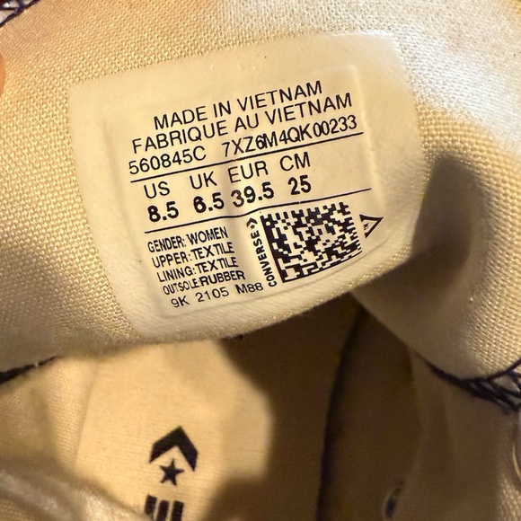 Converse Chuck Taylor Black High-Top Sneakers for Women - Picture 9 of 10